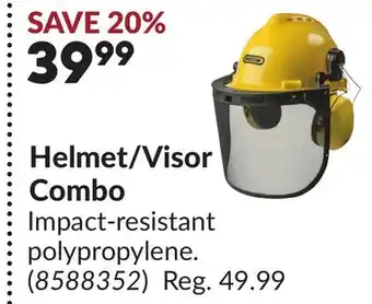 Princess Auto Helmet/Visor Combo offer