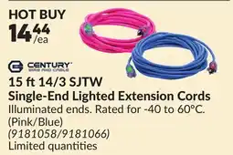 Princess Auto 15 ft14/3 SJTW Single-End Lighted Extension Cords offer
