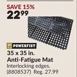 Princess Auto 35 x 35 in. Anti-Fatigue Mat offer