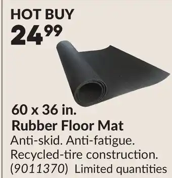 Princess Auto 60 x 36 in. Rubber Floor Mat offer