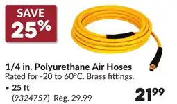 Princess Auto 1/4 in. Polyurethane Air Hoses offer