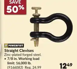 Princess Auto Straight Clevises offer