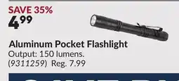 Princess Auto Aluminum Pocket Flashlight offer
