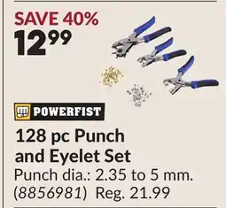 Princess Auto 128 pc Punch and Eyelet Set offer