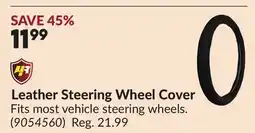 Princess Auto Leather Steering Wheel Cover offer