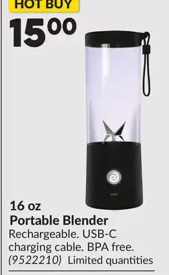Princess Auto 16 oz Portable Blender offer