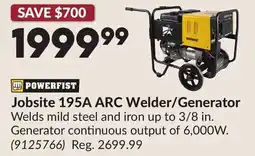 Princess Auto Jobsite 195A ARC Welder/Generator offer