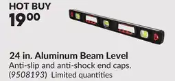Princess Auto 24 in. Aluminum Beam Level offer