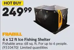 Princess Auto 6 x 12 ft Ice Fishing Shelter offer