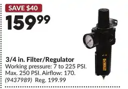 Princess Auto 3/4 in. Filter/Regulator offer