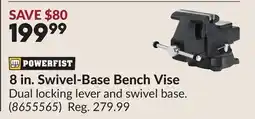 Princess Auto 8 in., Swivel-Base Bench Vise offer