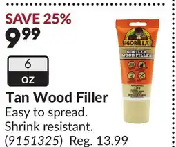 Princess Auto Tan Wood Filler offer
