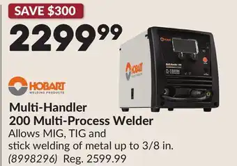 Princess Auto Multi-Handler 200 Multi-Process Welder offer