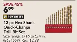 Princess Auto 13 pc Hex Shank Quick-Change Drill Bit Set offer
