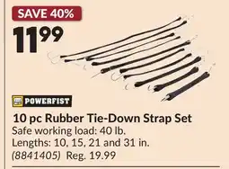 Princess Auto 10 pc Rubber Tie-Down Strap Set offer