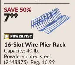 Princess Auto 16-Slot Wire Plier Rack offer
