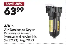 Princess Auto Air Desiccant Dryer offer