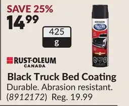 Princess Auto Black Truck Bed Coating offer
