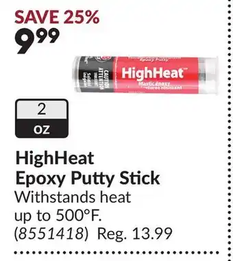 Princess Auto Epoxy Putty Stick offer