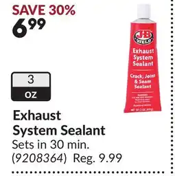 Princess Auto Exhaust System Sealant offer