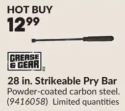 Princess Auto 28 in. Strikeable Pry Bar offer