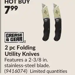 Princess Auto 2 pc Folding Utility Knives offer