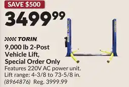 Princess Auto 9,000 lb 2-Post Vehicle Lift, Special Order Only offer