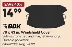 Princess Auto 78 x 43 in. Windshield Cover offer