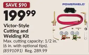 Princess Auto Victor-Style Cutting and Welding Kit offer