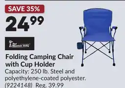 Princess Auto Folding Camping Chair with Cup Holder offer