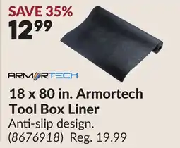 Princess Auto 18 x 80 in. Armortech Tool Box Liner offer