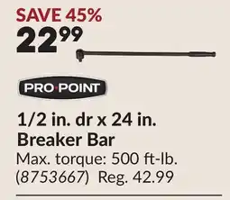 Princess Auto 1/2 in. dr x 24 in. Breaker Bar offer