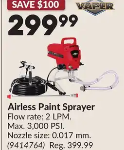 Princess Auto Airless Paint Sprayer offer