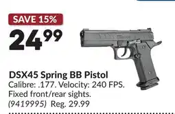 Princess Auto DSX45 Spring BB Pistol offer