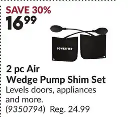 Princess Auto 2 pc Air Wedge Pump Shim Set offer