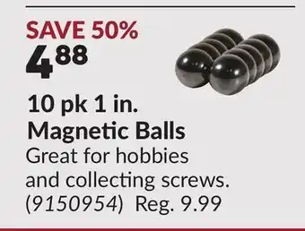 Princess Auto 10 pk 1 in. Magnetic Balls offer