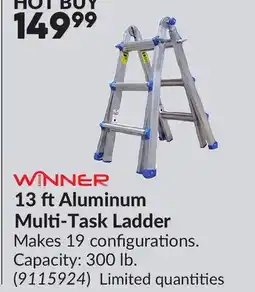 Princess Auto 13 ftAluminum Multi-Task Ladder offer