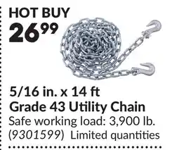 Princess Auto 5/16 in. x 14 Grade 43 Utility Chain offer