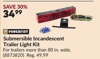 Princess Auto Submersible Incandescent Trailer Light Kit offer