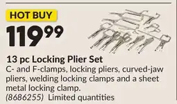 Princess Auto 13 pc Locking Plier Set offer
