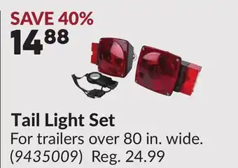 Princess Auto Tail Light Set offer