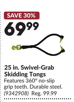 Princess Auto 25 in. Swivel-Grab Skidding Tongs offer