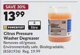 Princess Auto Citrus Pressure Washer Degreaser offer