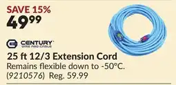 Princess Auto 25 ft12/3 Extension Cord offer