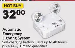 Princess Auto Automatic Emergency Lighting System offer