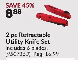 Princess Auto 2 pc Retractable Utility Knife Set offer