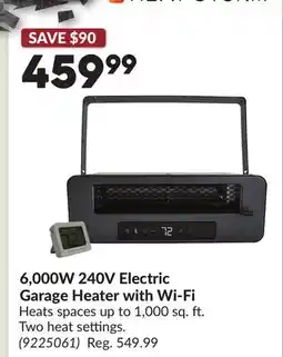 Princess Auto HEATSTORM 6,000W 240V Electric Garage Heater with Wi-Fi offer