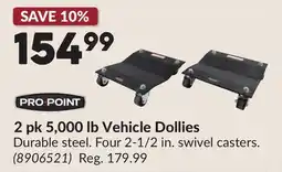 Princess Auto 2 pk 5,000 lb Vehicle Dollies offer