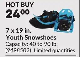 Princess Auto 7 x 19 in. Youth Snowshoes offer