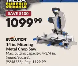 Princess Auto 14 in.Mitering Metal chop saw offer